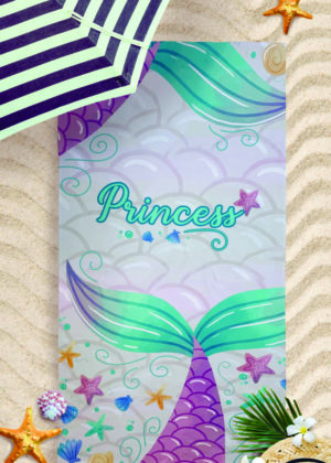 Toalha Princesa Sereia