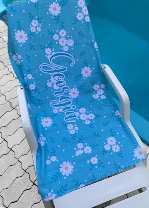 Toalha De Praia Margarida Branca