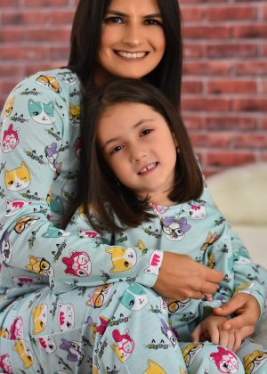 Combo Pijama Mãe e Filha - Meow