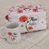 Necessaire Dupla Personalizada + Caneca - Mãe Te Amo