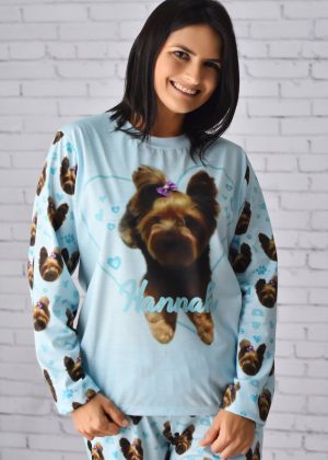 Pijama Malha Personalizado - Pet