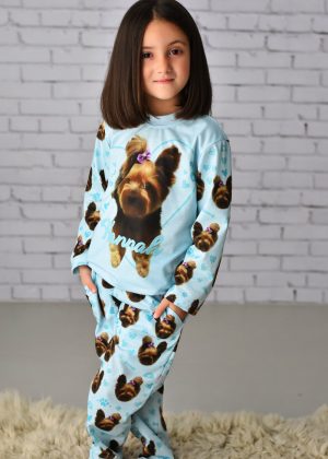 Pijama Infantil Malha Personalizado - Pet