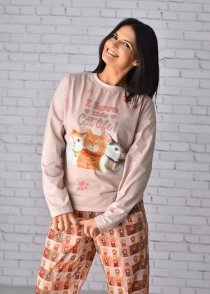 Pijama Malha - Vida de Gato