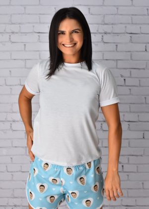 Com Foto - Azul Claro