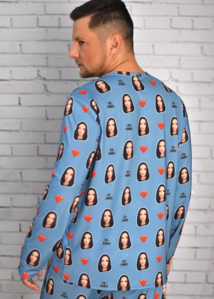 Pijama Masculino Jersey Denim