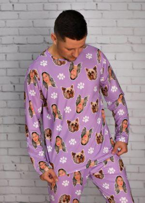 Pijama Jersey Lilás