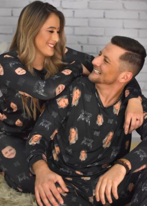 Pijama Casal Jersey Preto Gamer