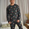 Pijama Masculino Jersey Cinza Escuro