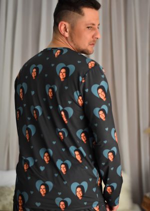 Pijama Masculino Jersey Cinza Escuro