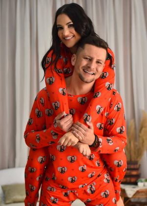Pijama Casal Jersey Vermelho