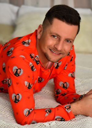 Pijama Masculino Jersey Vermelho