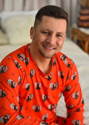 Pijama Masculino Jersey Vermelho