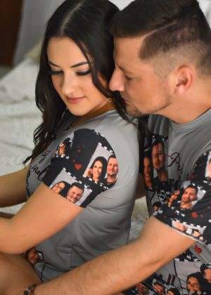 Pijama Casal Jersey Filme