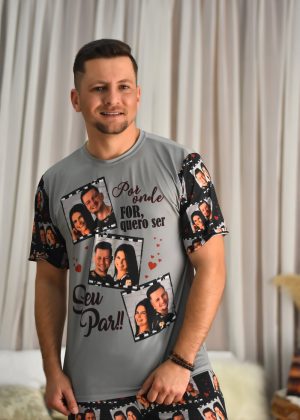 Pijama Masculino Jersey Filme