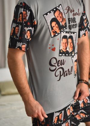Pijama Masculino Jersey Filme