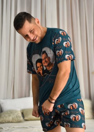 Pijama Masculino Jersey Verde Militar