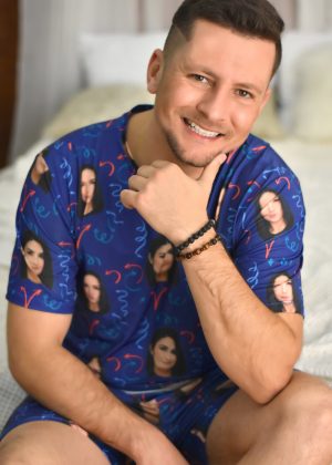 Pijama Masculino Jersey Azul Marinho