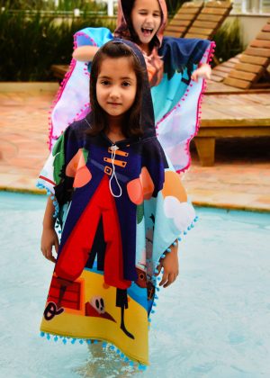 Toalha Poncho Pirata