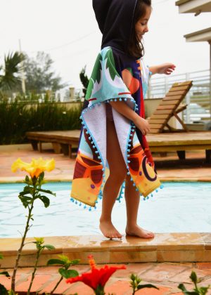 Toalha Poncho Pirata