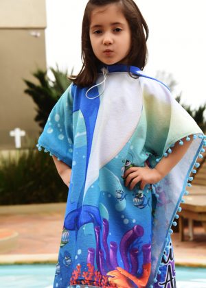 Toalha Poncho Tubarão