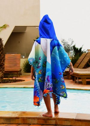 Toalha Poncho Tubarão
