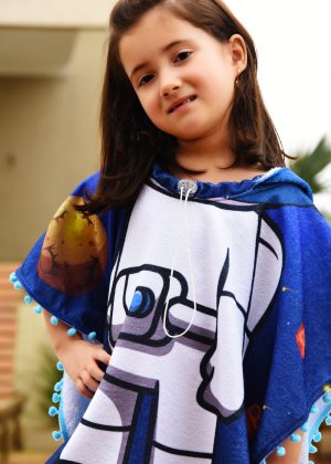 Toalha Poncho Astronauta