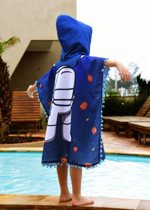 Toalha Poncho Astronauta