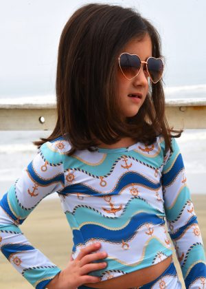 Biquíni Manga Longa Infantil Maré