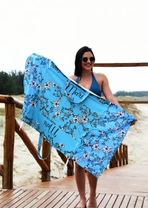 Bolsa Toalha Grinalda Azul