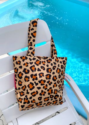 Bolsa Personalizada Onça pintada Pink