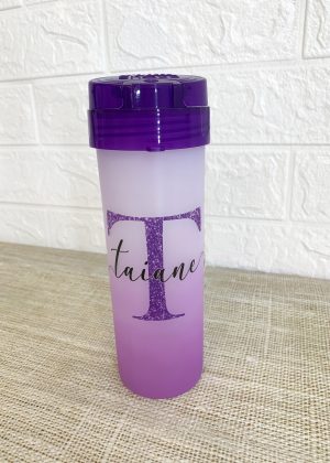 Garrafa Acqua Bio Degradê Roxa