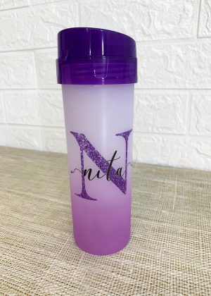 Garrafa Acqua Bio Degradê Roxa