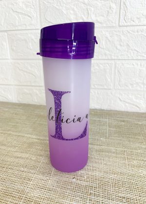 Garrafa Acqua Bio Degradê Roxa