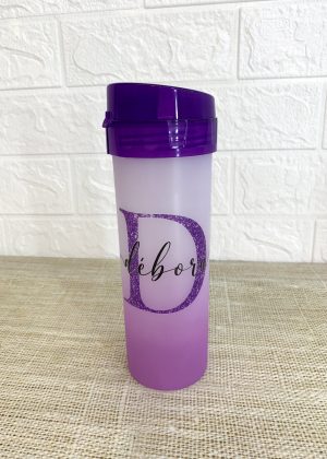 Garrafa Acqua Bio Degradê Roxa