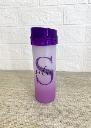 Garrafa Acqua Bio Degradê Roxa