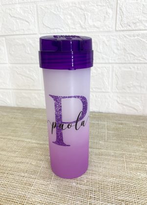 Garrafa Acqua Bio Degradê Roxa