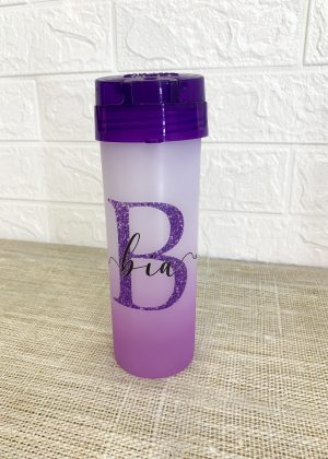 Garrafa Acqua Bio Degradê Roxa