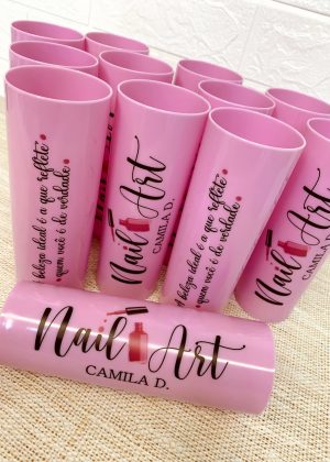 Copo Long Drink LP Rosa