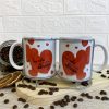 Combo Duo Canecas Com Suporte Amor