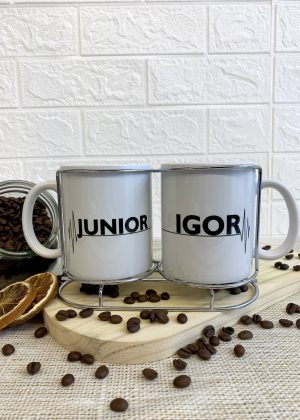 Combo Duo Canecas Com Suporte Gamer