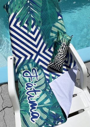 Toalha e Almofada de Praia