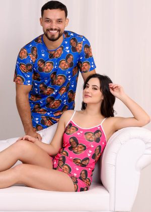 Rosa Pink e Azul Cobalto