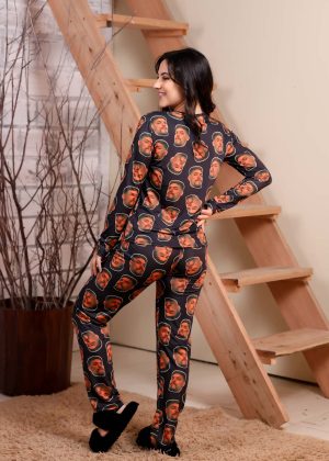 Pijama Feminino Preto
